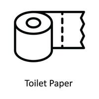 toilet papier vector schets icoon ontwerp illustratie. keuken en huis symbool Aan wit achtergrond eps 10 het dossier