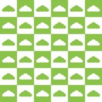 licht groen wolk. wolk patroon. wolk patroon achtergrond. wolk achtergrond. naadloos patroon. voor achtergrond, decoratie, geschenk omhulsel vector