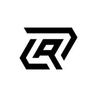 modern r brief logo ontwerp voor bedrijf vector