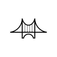 brug logo sjabloon, ontwerp vector illustratie