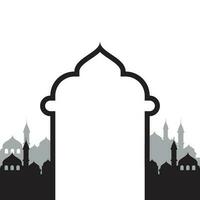 Moslim icoon vector illustratie ontwerp sjabloon