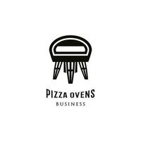 elektrisch Italiaans pizza ovens icoon logo ontwerp sjabloon vector