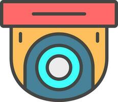 veiligheid camera vector icoon ontwerp