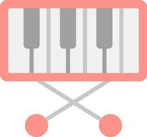 piano toetsenbord vector icoon ontwerp