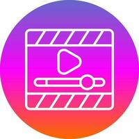 video speler vector icoon ontwerp