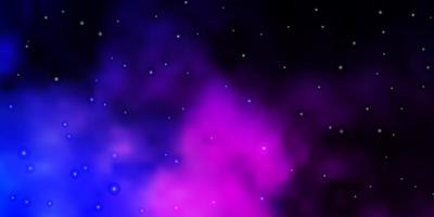 donker roze blauwe vector lay-out met heldere sterren kleurrijke illustratie met abstracte gradiënt sterren beste ontwerp voor uw advertentie poster banner