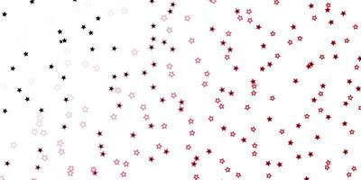 donkerrood vectorpatroon met abstracte sterren vervagen decoratief ontwerp in eenvoudige stijl met sterrenpatroon voor nieuwjaarsadvertentieboekjes vector