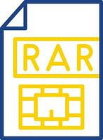 rar vector icoon ontwerp