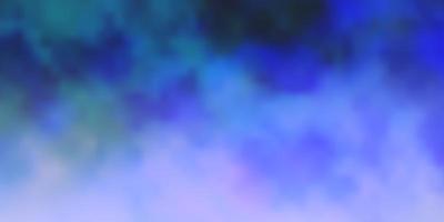 donkerblauw vectorpatroon met wolken die illustratie met abstracte gradiëntwolken glanzen mooie lay-out voor uidesign vector