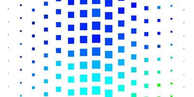lichtblauwe groene vectorachtergrond met rechthoeken nieuwe abstracte illustratie met rechthoekig vormenontwerp voor uw bedrijfsbevordering vector