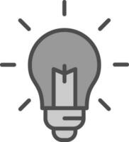 LED lamp vector icoon ontwerp