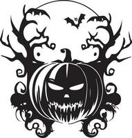 halloween vector silhouet illustratie zwart kleur