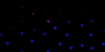 donkerblauwe rode vectortextuur met ziektesymbolen vector
