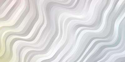 lichte veelkleurige vectorachtergrond met gebogen lijnen kleurrijke abstracte illustratie met gradiëntkrommenmalplaatje voor uw ui-ontwerp vector