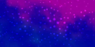 donker roze blauw vectorpatroon met abstracte sterren kleurrijke illustratie met abstract gradiëntsterrenpatroon voor het verpakken van geschenken vector