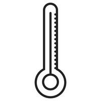 thermometer pictogram vector