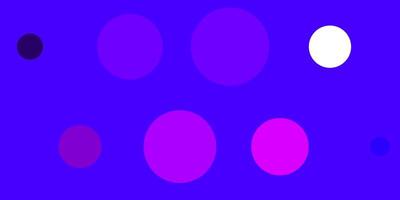 licht roze blauw vector patroon met bollen glitter abstracte illustratie met kleurrijke druppels nieuwe sjabloon voor een merk boek