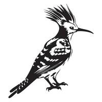 Euraziatisch hop icoon, gemakkelijk illustratie van Euraziatisch hop icoon, vogel glyph icoon. vector