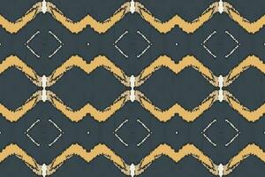 ikat paisley patroon borduurwerk achtergrond. ikat naadloos meetkundig etnisch oosters patroon traditioneel. ikat aztec stijl abstract ontwerp voor afdrukken textuur,stof,sari,sari,tapijt. vector