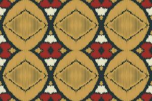 ikat bloemen paisley borduurwerk achtergrond. ikat bloemen meetkundig etnisch oosters patroon traditioneel.azteken stijl abstract vector illustratie.ontwerp voor textuur, stof, kleding, verpakking, sarong.