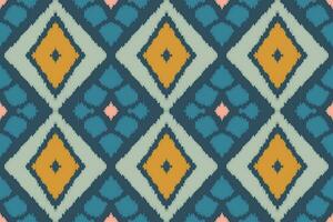 ikat kleding stof paisley borduurwerk achtergrond. ikat streep meetkundig etnisch oosters patroon traditioneel.azteken stijl abstract vector illustratie.ontwerp voor textuur, stof, kleding, verpakking, sarong.
