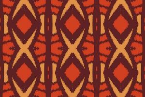 motief ikat naadloos patroon borduurwerk achtergrond. ikat achtergrond meetkundig etnisch oosters patroon traditioneel. ikat aztec stijl abstract ontwerp voor afdrukken textuur,stof,sari,sari,tapijt. vector