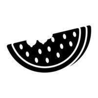 zomer sappig fruit icoon, vector ontwerp van watermeloen