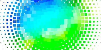 lichtblauw groen vectorpatroon in vierkante stijlillustratie met een reeks gradiëntrechthoekenontwerp voor uw bedrijfsbevordering vector
