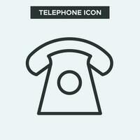 telefoon icoon Aan wit achtergrond. schets icoon van telefoon. minimaal en premie telefoon icoon. vector