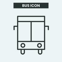 bus icoon Aan wit achtergrond. schets bus icoon. minimaal en premie bus icoon. eps 10 vector. vector