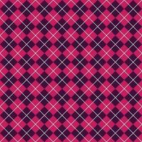 gemakkelijk roze en Purper naadloos argyle patroon vector