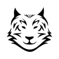 wolf hoofd logo vector ontwerp. dier teken en symbool