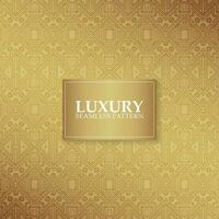 elegant goud abstract lijnpatroon vector