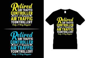 lucht verkeer t overhemd ontwerp. gebruik voor t-shirt, mokken, stickers, kaarten, enz vector