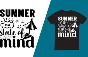 de perfect zomer koel t-shirt ontwerp met grappig citaten. vector