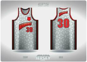 eps Jersey sport- overhemd vector.grijs starburst patroon ontwerp, illustratie, textiel achtergrond voor basketbal overhemd sport- t-shirt, basketbal Jersey overhemd vector