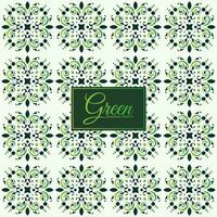 groen abstract geometrisch patroonontwerp vector