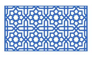 decoratief bloemen patronen, meetkundig sjabloon voor cnc laser snijdend vector