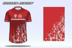 voetbal Jersey sport t-shirt ontwerp mockup voor Amerikaans voetbal club vector