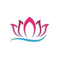 lotus logo pictogram vectorillustratie vector