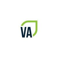 brief va logo groeit, ontwikkelt, natuurlijk, biologisch, gemakkelijk, financieel logo geschikt voor uw bedrijf. vector