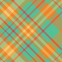 Schotse ruit of plaid retro kleur patroon. vector