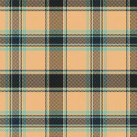 Schotse ruit of plaid retro kleur patroon. vector