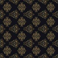 luxe gouden naadloos textiel patroon vector