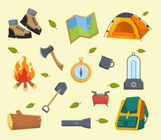 camping element vector