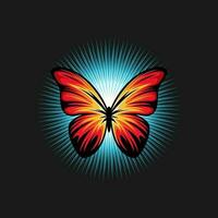 vector vlinder ontwerp ilustration