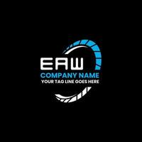 eaw brief logo creatief ontwerp met vector grafisch, eaw gemakkelijk en modern logo. eaw luxueus alfabet ontwerp