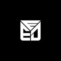 eed brief logo creatief ontwerp met vector grafisch, eed gemakkelijk en modern logo. eed luxueus alfabet ontwerp