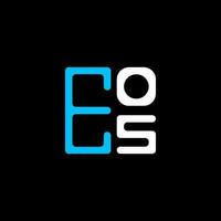 Eos brief logo creatief ontwerp met vector grafisch, Eos gemakkelijk en modern logo. Eos luxueus alfabet ontwerp