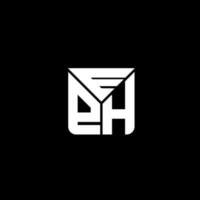 eph brief logo creatief ontwerp met vector grafisch, eph gemakkelijk en modern logo. eph luxueus alfabet ontwerp